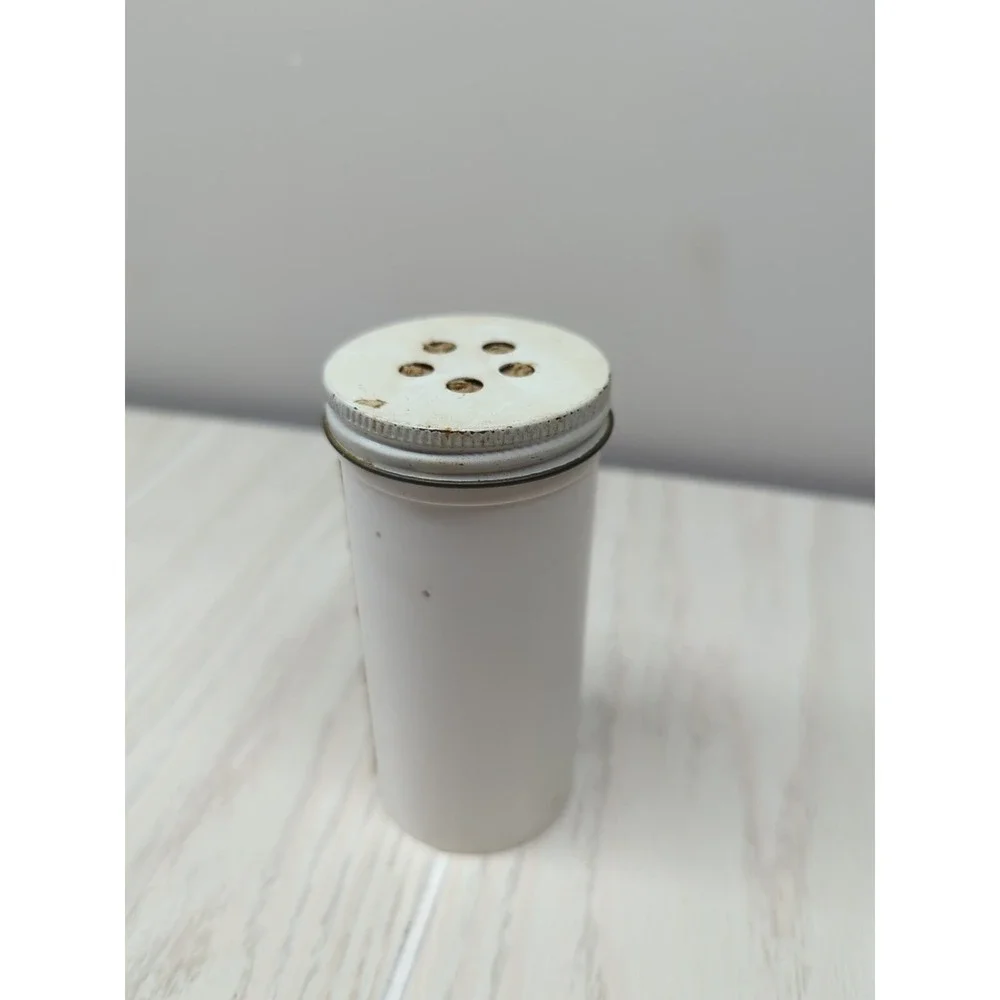 vintage Silver Label miracle‎ hat spot remover powder canister advertising decor
